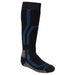 Klim Mens Aggressor Sock 3.0 - Non-Current - Black - Electric Blue Lemonade, front view