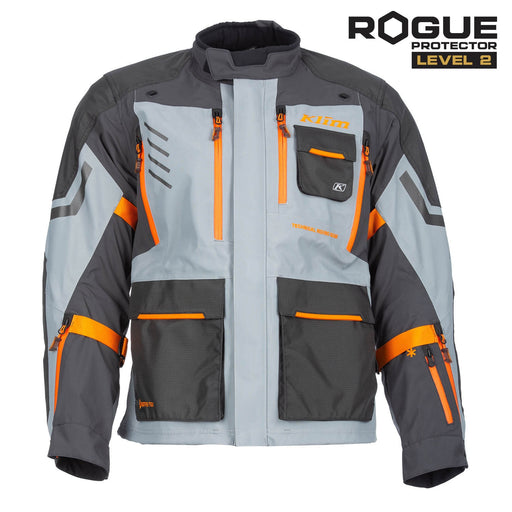 Klim Carlsbad Jacket - Asphalt - Ember Orange