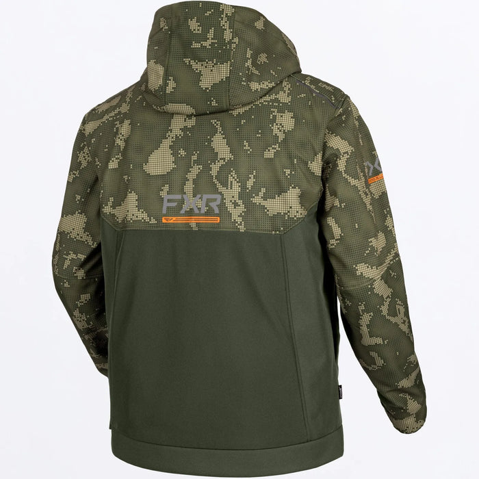 FXR Mens Evolution FX Tech Shell Anorak - MossShiftCover/Army, view 3