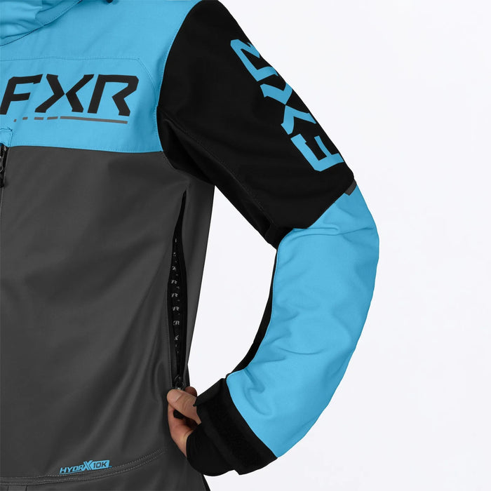 FXR Mens Revo Lite Monosuit - Blue/Ti/Black, view 8
