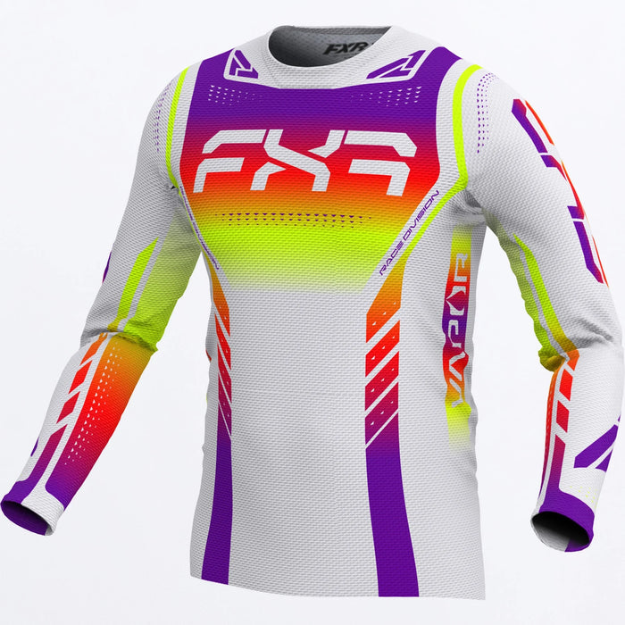 FXR Youth Vapor Air MX Jersey 2024 - Guava, front view