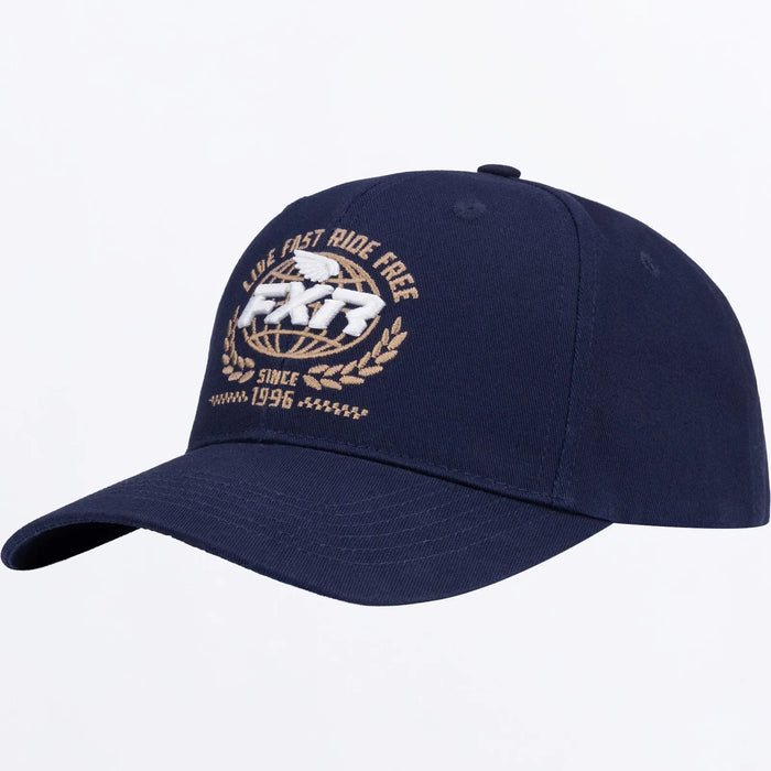 FXR Worldwide Hat - Navy/Canvas, front view