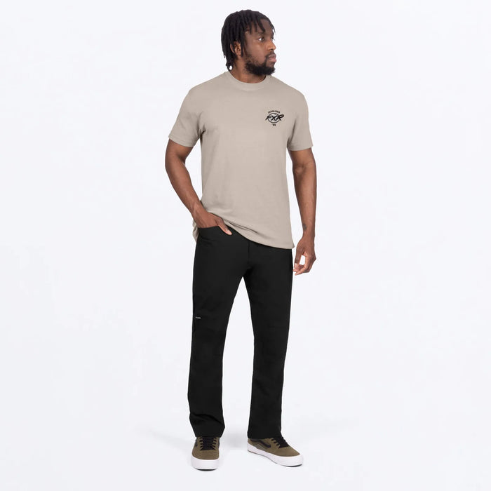 FXR Mens Relic Premium T-Shirt - Sand/Black, view 3
