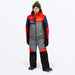 FXR Youth Revo Monosuit - Ti/Red/Midnight, front view
