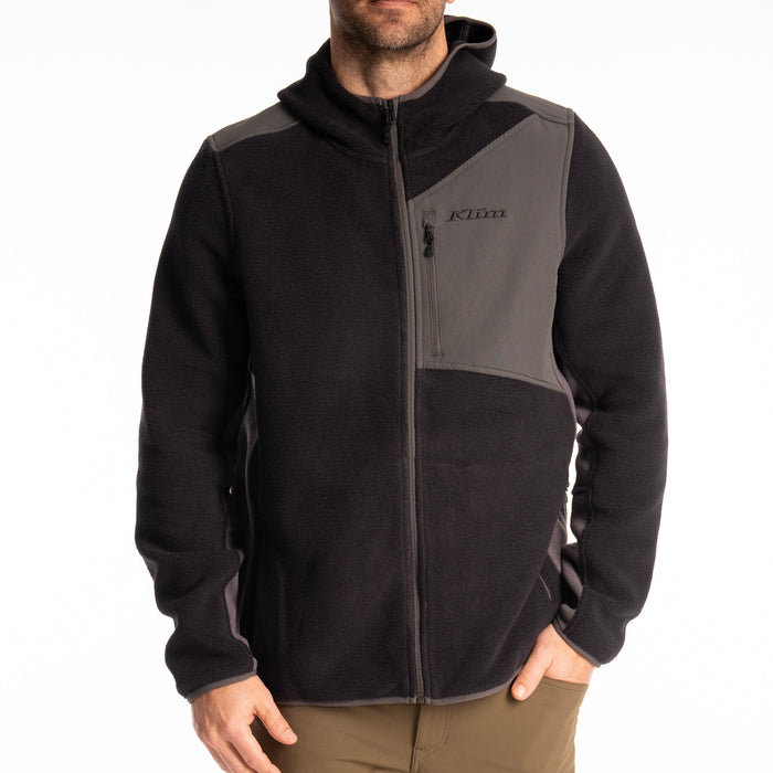 KLIM Mens Teton Crest Fleece Hooded Jacket
