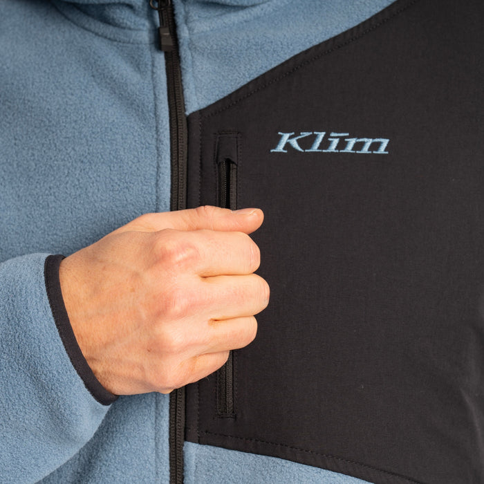 KLIM Mens Teton Crest Fleece Hooded Jacket