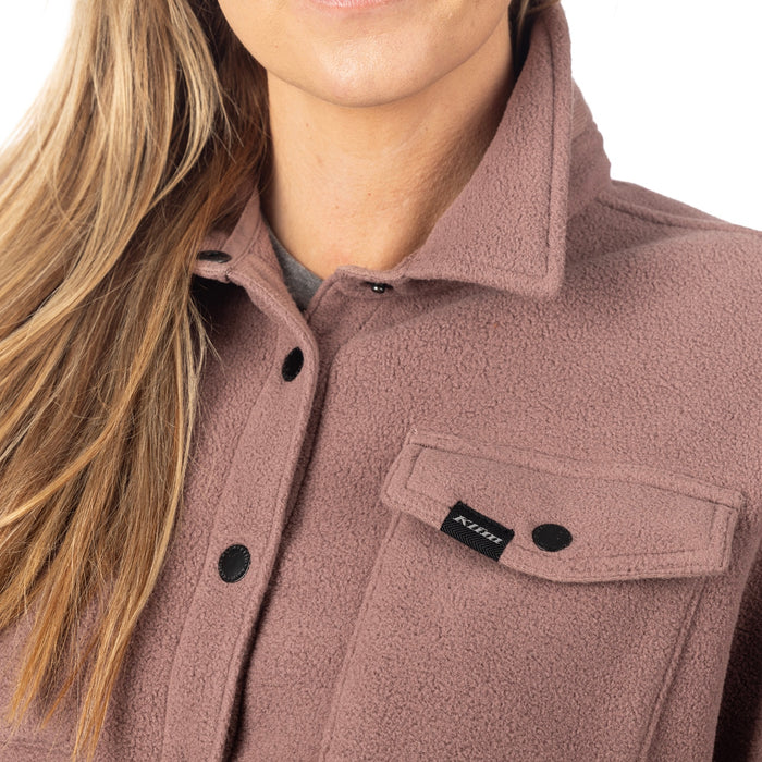 KLIM Womens Darby Canyon Fleece Shirt Jacket