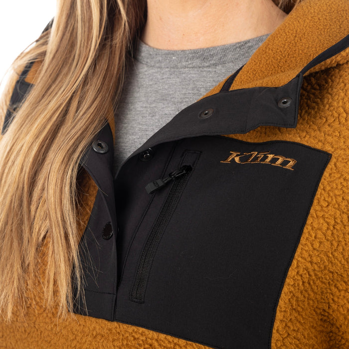 KLIM Womens Sira High Pile Fleece Hoodie