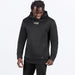FXR Mens Brandable Tech Pullover Hoodie - Black, front view
