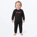 FXR Infant Stack Onesie - Black/Razz, front view