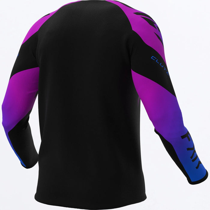 FXR Clutch MX Jersey 2027 - Black/Blue/Purple, view 2