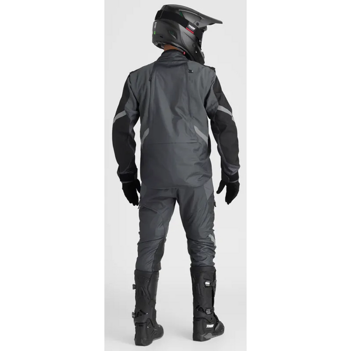 Thor Mens Terrain Gloves - Black/Charcoal - Application Shot