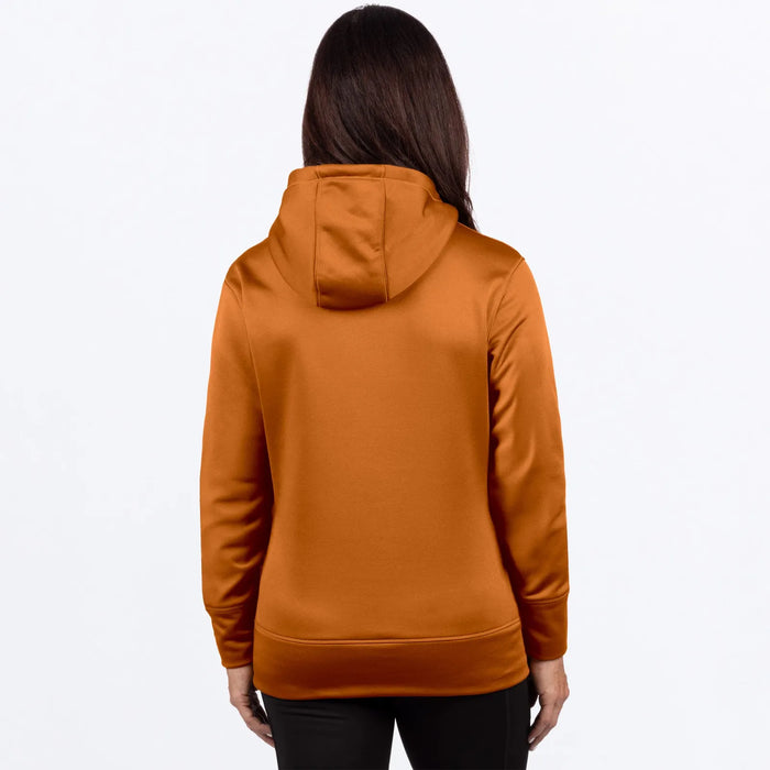FXR Womens Hydrogen Tech Pullover Hoodie - Umber/Dark Cedar, view 2