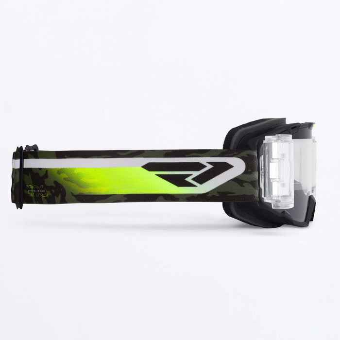 FXR Maverick Prime Roll-Off Goggle - Army Camo/HiVis, view 4