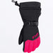 FXR Youth Helix Race Glove 2027 - Black/Razz, front view