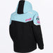 FXR Youth Helium Jacket 2027 - Black/Maui Blue/Razz, view 2