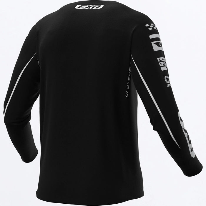 FXR Clutch Pro MX Jersey 2027 - Black/White, view 2