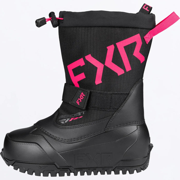 FXR Youth Boost Boot 2027 - Black/Razz, view 5