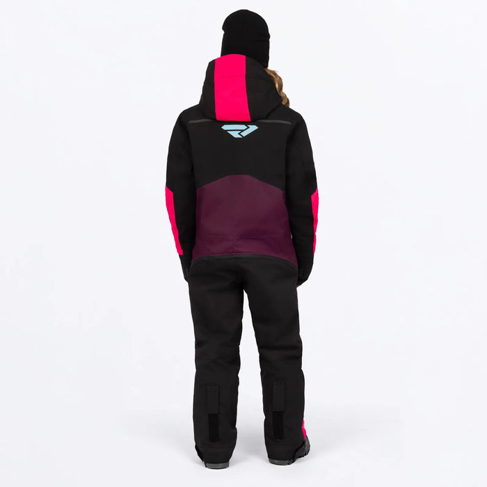 FXR Youth Vertical Monosuit - Plum/Razz/Maui, view 2