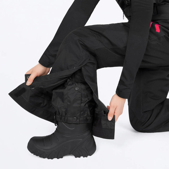 FXR Youth Clutch Pant 2027 - Black/Razz, view 8