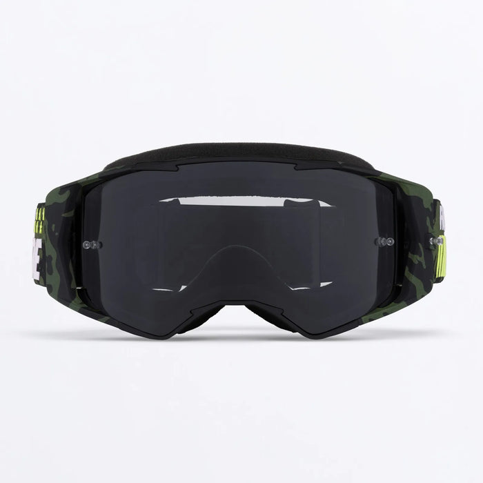 FXR Factory Ride MX Goggle - Army Camo/HiVis, view 5
