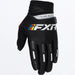FXR Apex MX Glove - Black/White, front view