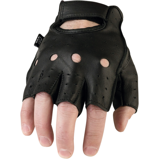 Z1R Mens 243 Half Gloves - Black