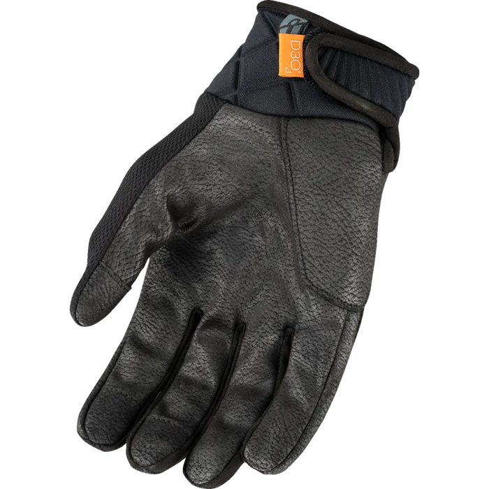 Icon Mens Anthem 3 Gloves - Black - Back