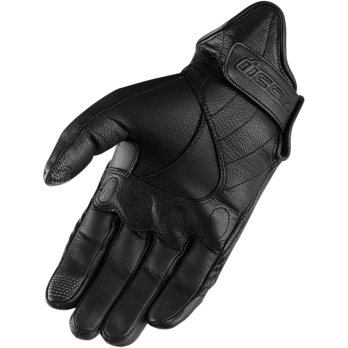 Icon Mens Pursuit Classic Gloves - Black