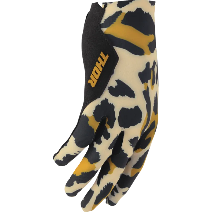 Thor Womens Sportmode Gloves - Tan/Black - Right Side