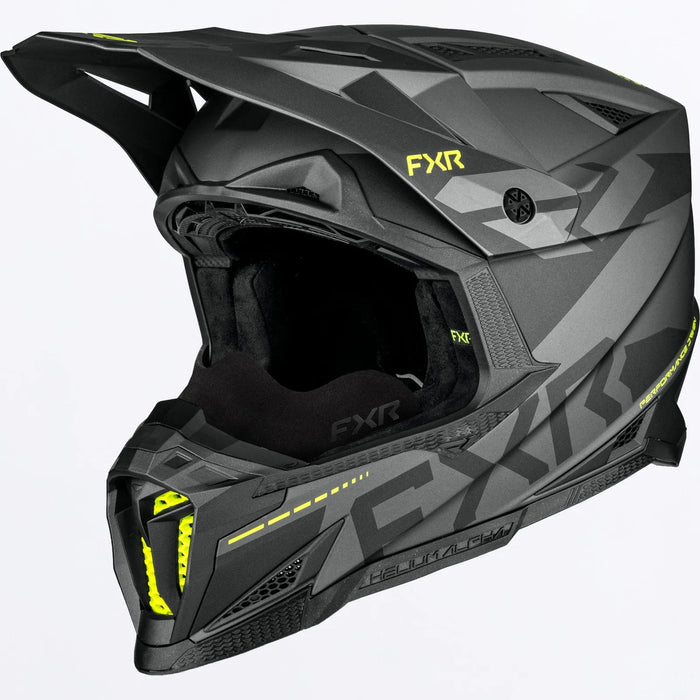 FXR Helium Alpha Snow Helmet - Vulcan, front view