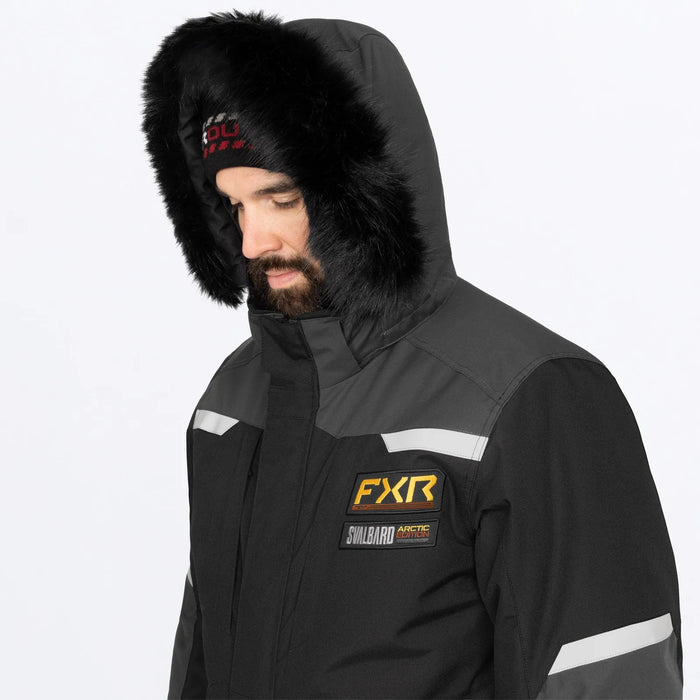 FXR Svalbard F.A.S.T. Insulated Monosuit - Black/Asphalt/Kash, view 4