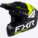 FXR Clutch MX Helmet - HiVis/Lime, front view