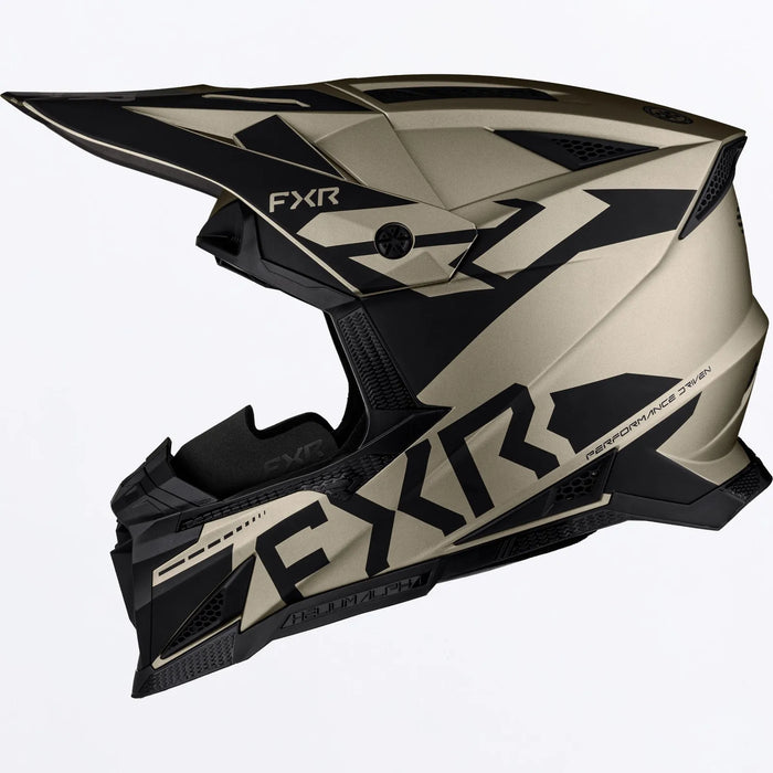 FXR Helium Alpha Snow Helmet - Stone, view 2