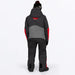 FXR Youth Vertical Monosuit - Ti/Asphalt/Red, view 2