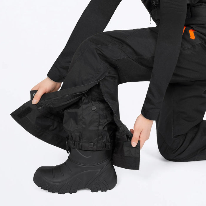 FXR Child Clutch Pant 2027 - Black/Orange, view 9