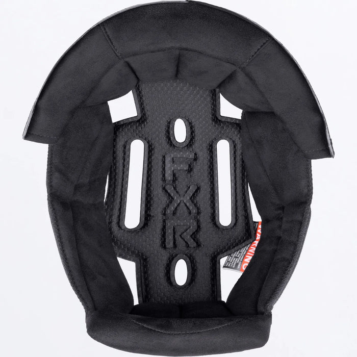 FXR Apex Snow Helmet Liner - Black, front view