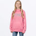 FXR Youth Hydrogen Tech Pullover Hoodie - Rose/Grey, front view