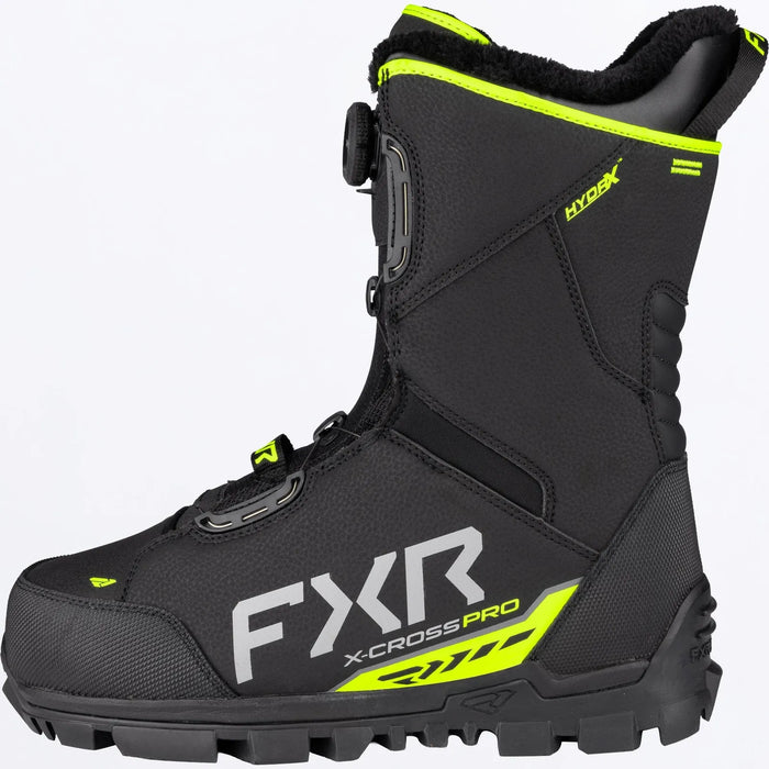 FXR X-Cross Pro BOA Boot 2027 - Black/HiVis, view 4