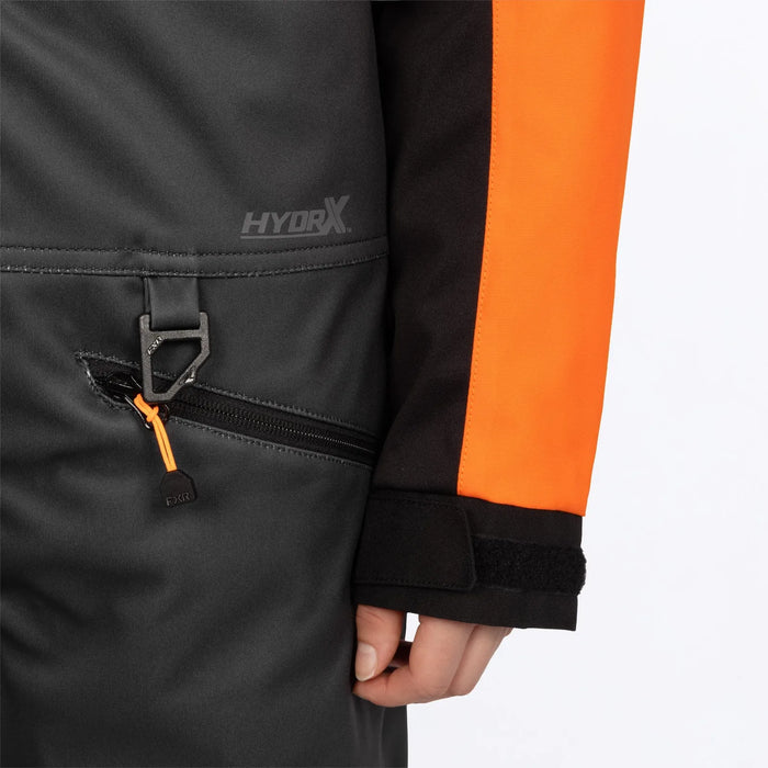 FXR Youth Revo Monosuit - Asphalt/Orange/Ti, view 6