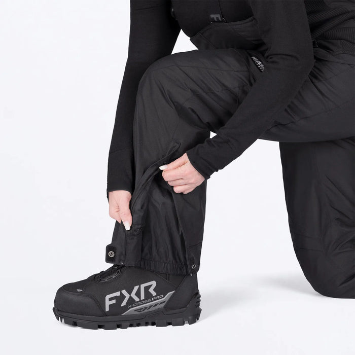 FXR Womens Sugar FX Bib Pant - Black, view 6
