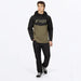 FXR Mens Altitude Tech 1/4 Zip Hoodie - Black/Moss, view 4