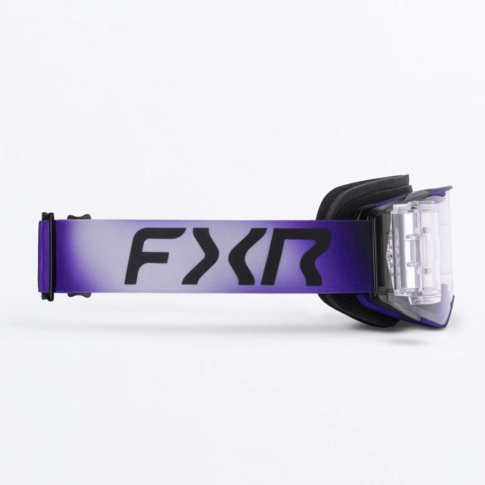 FXR FXR Factory Ride Roll-Off Goggle - Purple/Grey, view 4