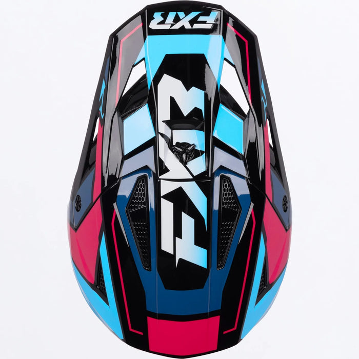 FXR Youth Apex MX Helmet - Cyanide, view 5