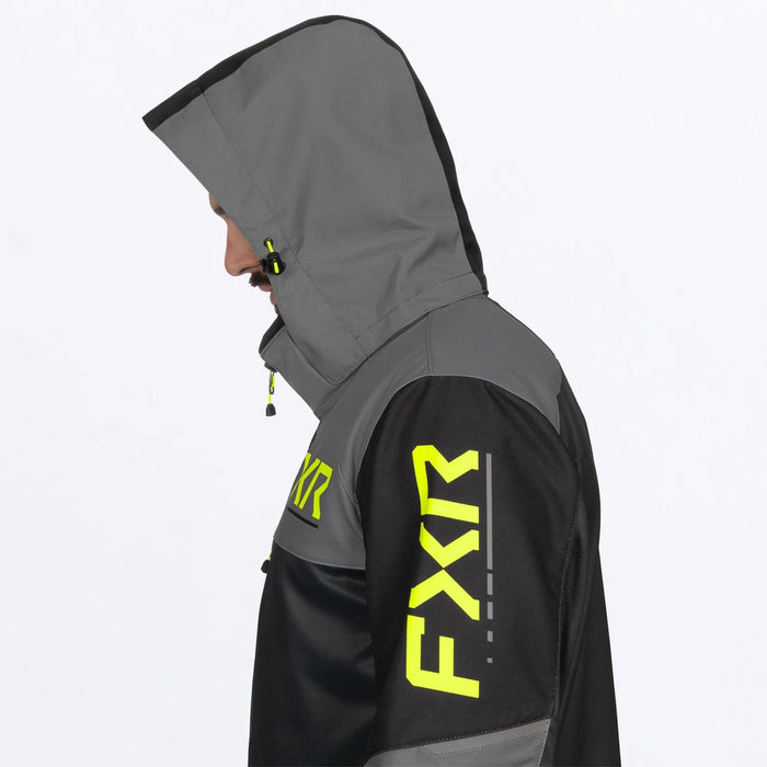 FXR Mens Revo Lite Monosuit - Asphalt/Ti/HiVis, view 5