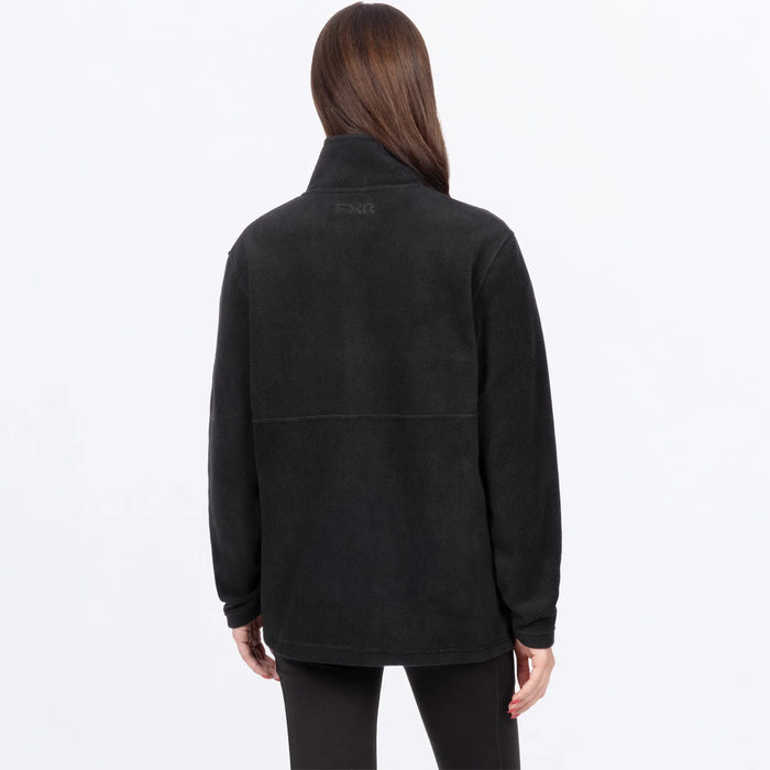 FXR Womens Aspen 1/4 Zip Fleece - Black, view 2