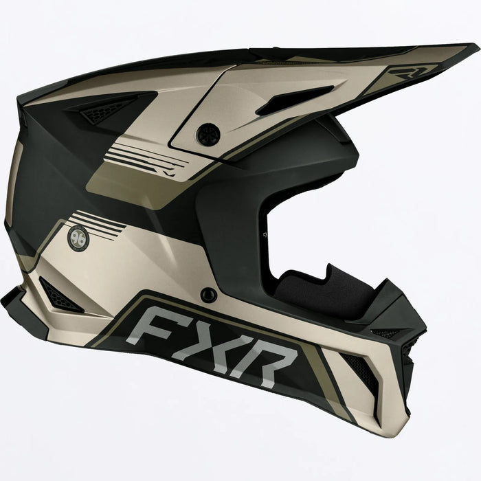 FXR Apex Snow Helmet - Stone/Moss, view 4