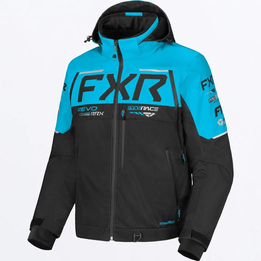 FXR Mens Revo RRX 2-in-1 Jacket - Blk/Blue, front view