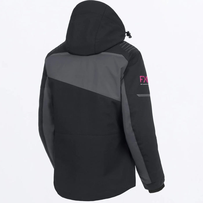FXR Womens Edge 2-in-1 Jacket - Black/Asphalt, view 2