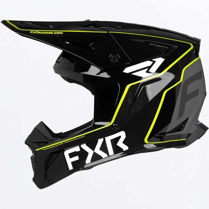 FXR Apex MX Helmet - HiVis, view 3
